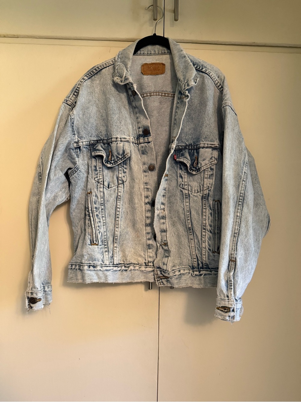 Levi's Light Blue Denim Jacket - Oversized Jean Coat